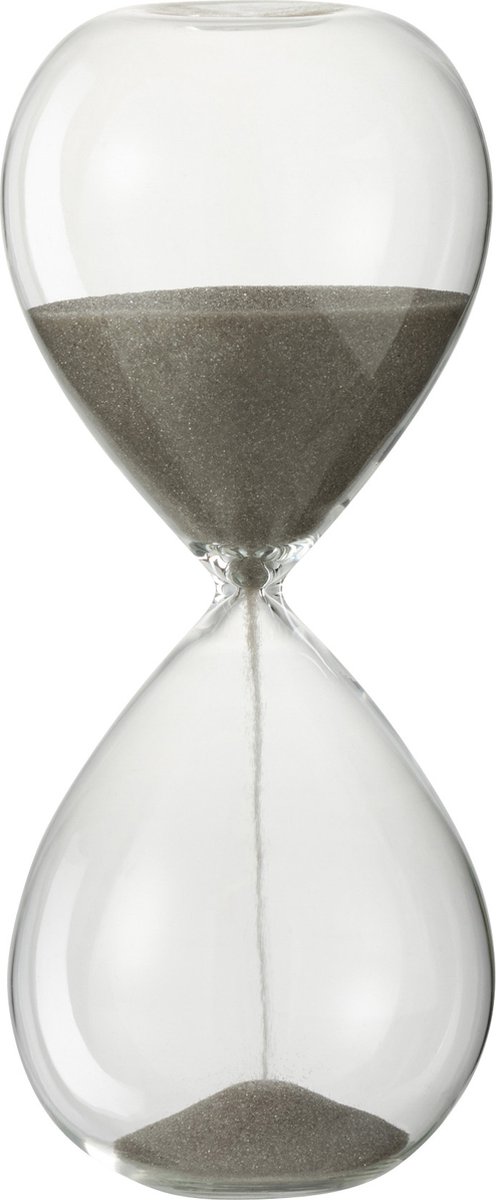   | glas | grijs | 8x8x (h)20 cm